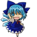 😉 emoji Cirno⑨ Telegram sticker 22 of 31