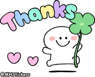 🙏 emoji @MHStickers Spoiled Rabbit Smile Person Kind Words Telegram sticker 15 of 41
