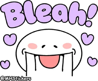 😝 emoji @MHStickers Spoiled Rabbit Smile Person Kind Words Telegram sticker 24 of 41