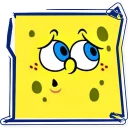 😀 emoji استیکر های باب اسفنجی Telegram sticker 12 of 18