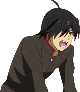 😡 emoji Monogatari Series Pack - @bourros Telegram sticker 3 of 101