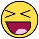 😆 emoji Awesome Telegram sticker 20 of 50