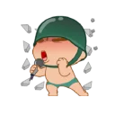 🎤 emoji سرباز کوچولو Telegram sticker 22 of 40