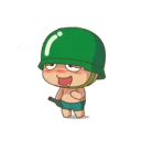😟 emoji سرباز کوچولو Telegram sticker 13 of 40