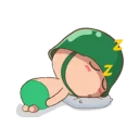 😴 emoji سرباز کوچولو Telegram sticker 8 of 40
