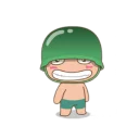 😁 emoji سرباز کوچولو Telegram sticker 1 of 40