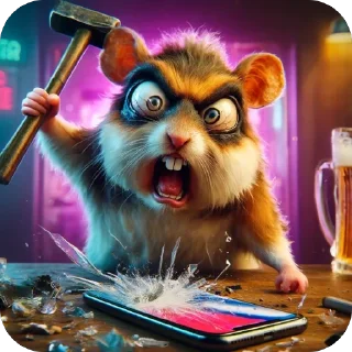 🫥 emoji Hamster Kombat Telegram sticker 11 of 32