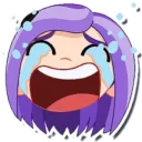 😭 emoji @TelStick-Violet Telegram sticker 12 of 29