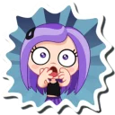 😳 emoji @TelStick-Violet Telegram sticker 5 of 29