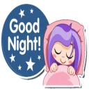 😴 emoji @TelStick-Violet Telegram sticker 22 of 29