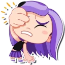 🙈 emoji @TelStick-Violet Telegram sticker 17 of 29