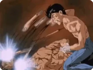 🤜 emoji Sebastian's Yu Yu Hakusho love Telegram sticker 7 of 25