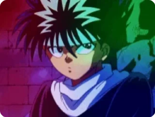 🤖 emoji Sebastian's Yu Yu Hakusho love Telegram sticker 14 of 25