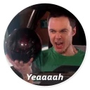 😎 emoji The Big Bang Theory - By Theodor Telegram sticker 15 of 77