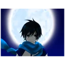 🙁 emoji Vocaloid Kaito Pack Telegram sticker 14 of 30