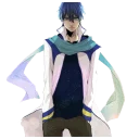 😈 emoji Vocaloid Kaito Pack Telegram sticker 7 of 30