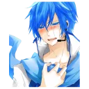 😭 emoji Vocaloid Kaito Pack Telegram sticker 3 of 30