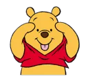 😜 emoji Winnie The Pooh Telegram sticker 9 of 25