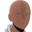 😑 emoji ONEPUNCHMAN Telegram sticker 19 of 25