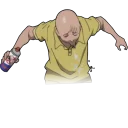 😖 emoji ONEPUNCHMAN Telegram sticker 16 of 25