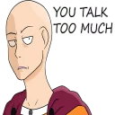 😒 emoji ONEPUNCHMAN Telegram sticker 13 of 25
