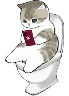 💩 emoji котик Telegram sticker 7 of 93