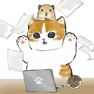 🍃 emoji котик Telegram sticker 11 of 93