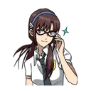 😏 emoji EVANGELION @Nekosticker Telegram sticker 18 of 119