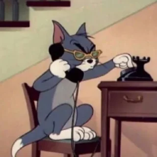 😏 emoji Tom and Jerry Telegram sticker 21 of 95