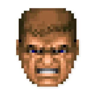 😡 emoji DOOM Telegram sticker 14 of 110