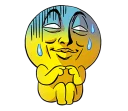 😰 emoji Mr. Emoticon 4-8 Telegram sticker 19 of 120