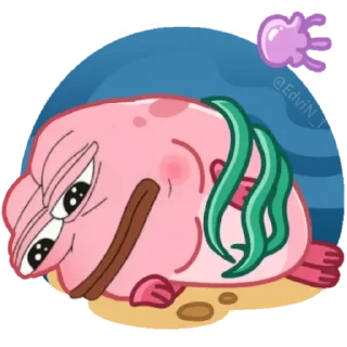 🐸 emoji Haj Pepe @EdviN_1| @Mehdi_HannibaL Telegram sticker 21 of 120