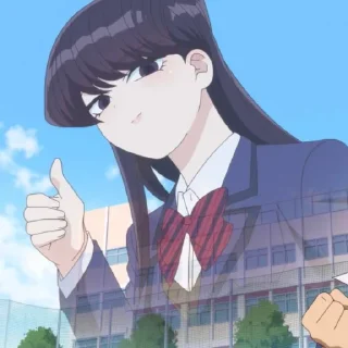 🔮 emoji Komi Shouko @StickersofAnime Telegram sticker 11 of 105