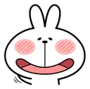 Sticker from Spoiled Rabbit \Facial\ [@Stikeram] [SeRaMo.iR]