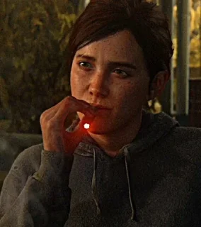 🚬 emoji The Last of Us - Ellie Telegram sticker 24 of 85