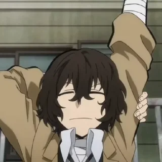 ⏱ emoji dazai ៸ @sukoshidal . Telegram sticker 16 of 55