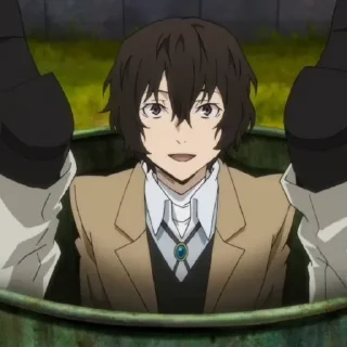 ⏱ emoji dazai ៸ @sukoshidal . Telegram sticker 23 of 55