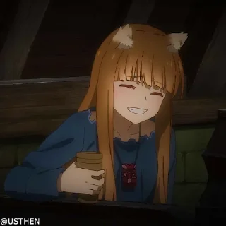 😂 emoji @usthen Spice and Wolf Telegram sticker 5 of 45