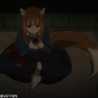 😊 emoji @usthen Spice and Wolf Telegram sticker 2 of 45