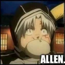 😯 emoji Allen walker (For Aida, lee lenalee) Telegram sticker 20 of 25