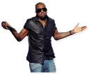 😎 emoji Kanye West Telegram sticker 16 of 18