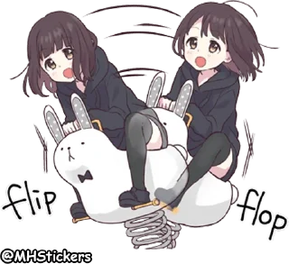 Sticker from @MHStickers Kurumi Chan 3