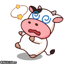 😵‍💫 emoji @MHStickers Momo Cow 2 Telegram sticker 15 of 25