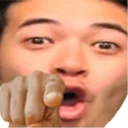 👇 emoji Twitch's BTTV/FFZ Telegram sticker 18 of 119