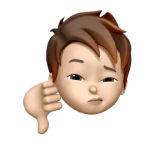 👎 emoji Baby Van Telegram sticker 23 of 45