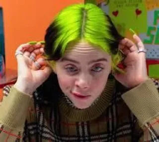 💎 emoji Billie Eilish By El Maestro @Allocineanime Telegram sticker 15 of 30
