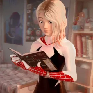 🕷 emoji Spider-Gwen by @Headless_Reap3r Telegram sticker 11 of 30