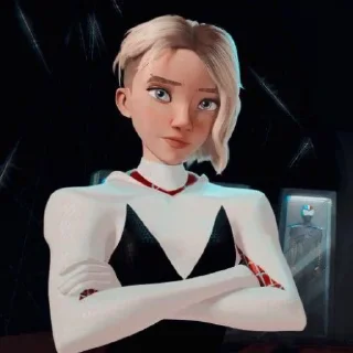 🕷 emoji Spider-Gwen by @Headless_Reap3r Telegram sticker 14 of 30