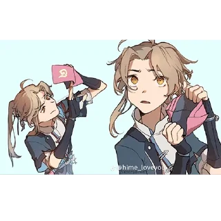 💙 emoji мой мальчик Telegram sticker 13 of 15