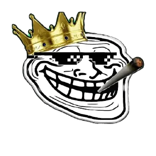👍 emoji @lukanopi ترول استیکر خارکصع Telegram sticker 21 of 22
